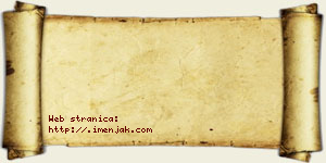 Nadja Rajak vizit kartica